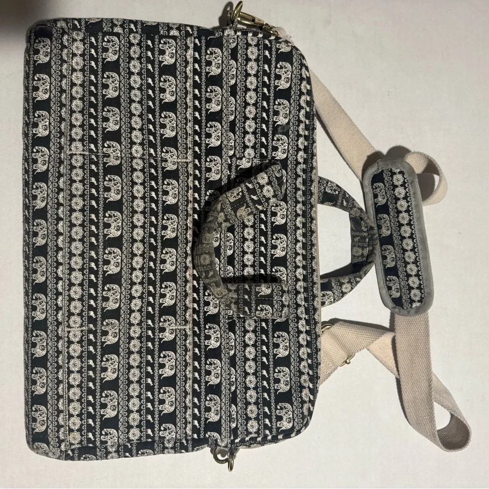 Dachee Black Ivory‎ Elephant Laptop Messenger Bag